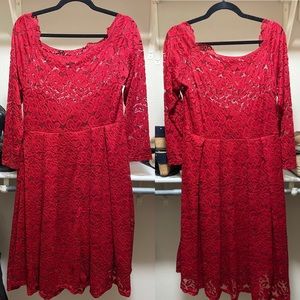 Missmay Floral Lace Off The Shoulder Dress